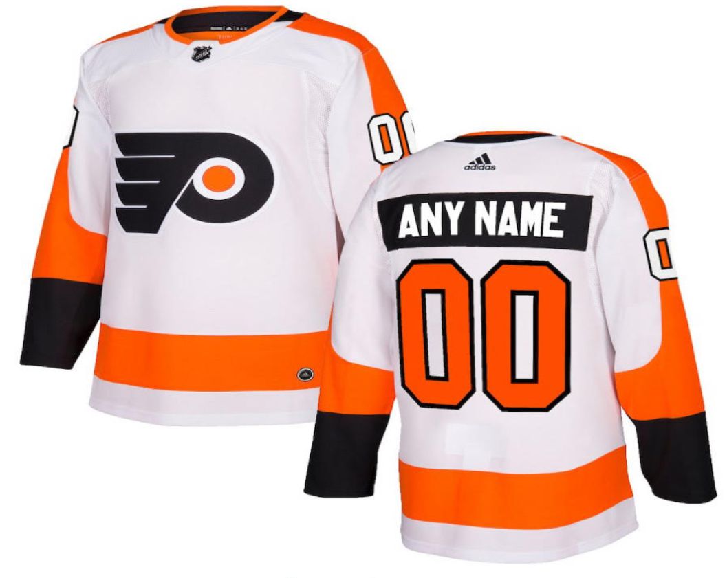 Men Philadelphia Flyers adidas White 2024 Custom NHL Jersey